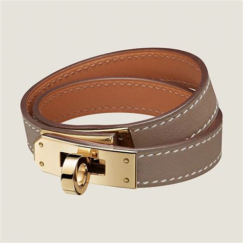 hermes kelly double tour bracelet siambrandname|HERMES Box Kelly Double Tour Bracelet T2 Black.